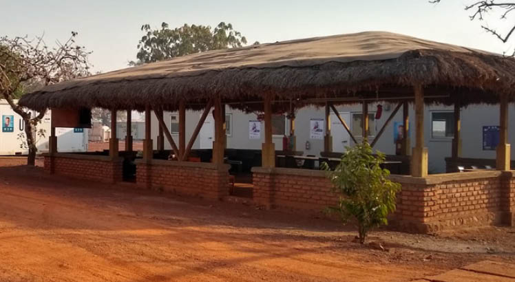 A community building in Central African Republic